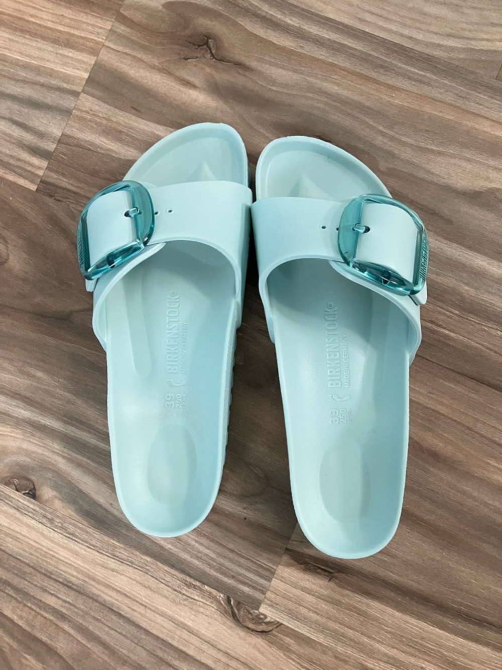 Birkenstock Arizona EVA Sandals in Mint Aqua
